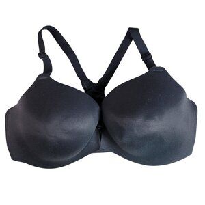 Soma Enbliss Front Close Racerback Bra Black 38D Molded Wireless Adj Seamless